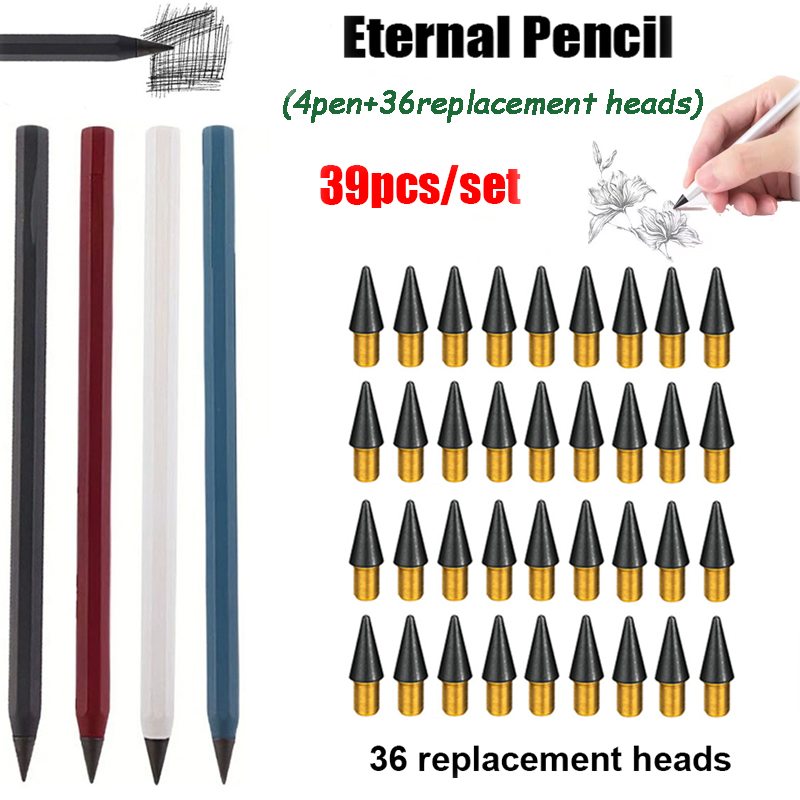 Writing Tools - Conjunto de 39 Peças de Lápis
