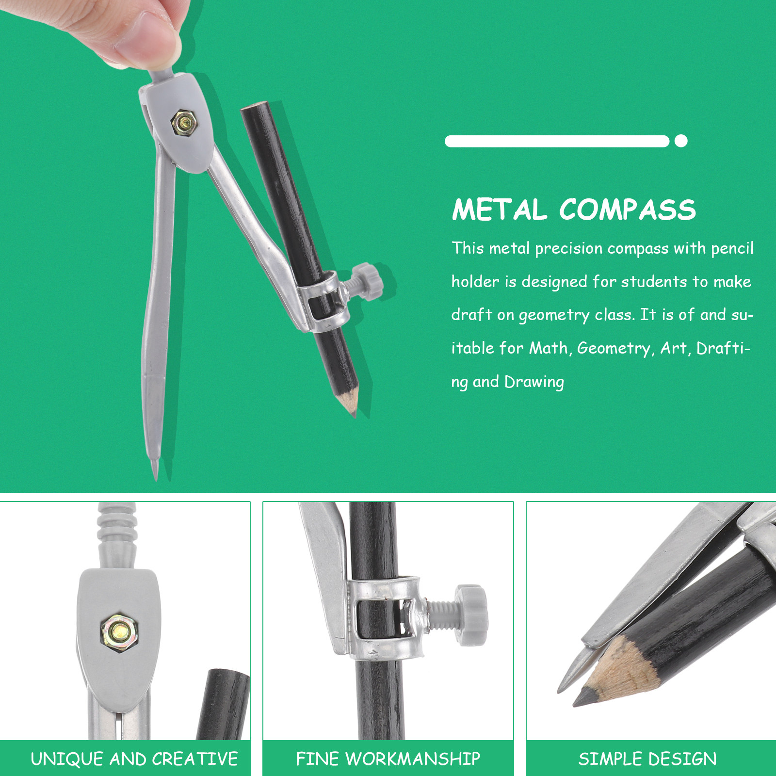 Conjunto de Compasso Profissio - Math Geometry Set With Compass avaliação e preço