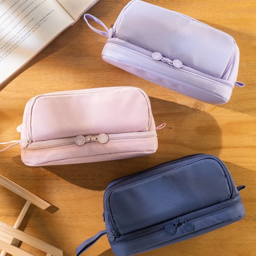 Kawaii lápis caso estético láp - Aesthetic Large Pencil Case Pouch avaliação e preço