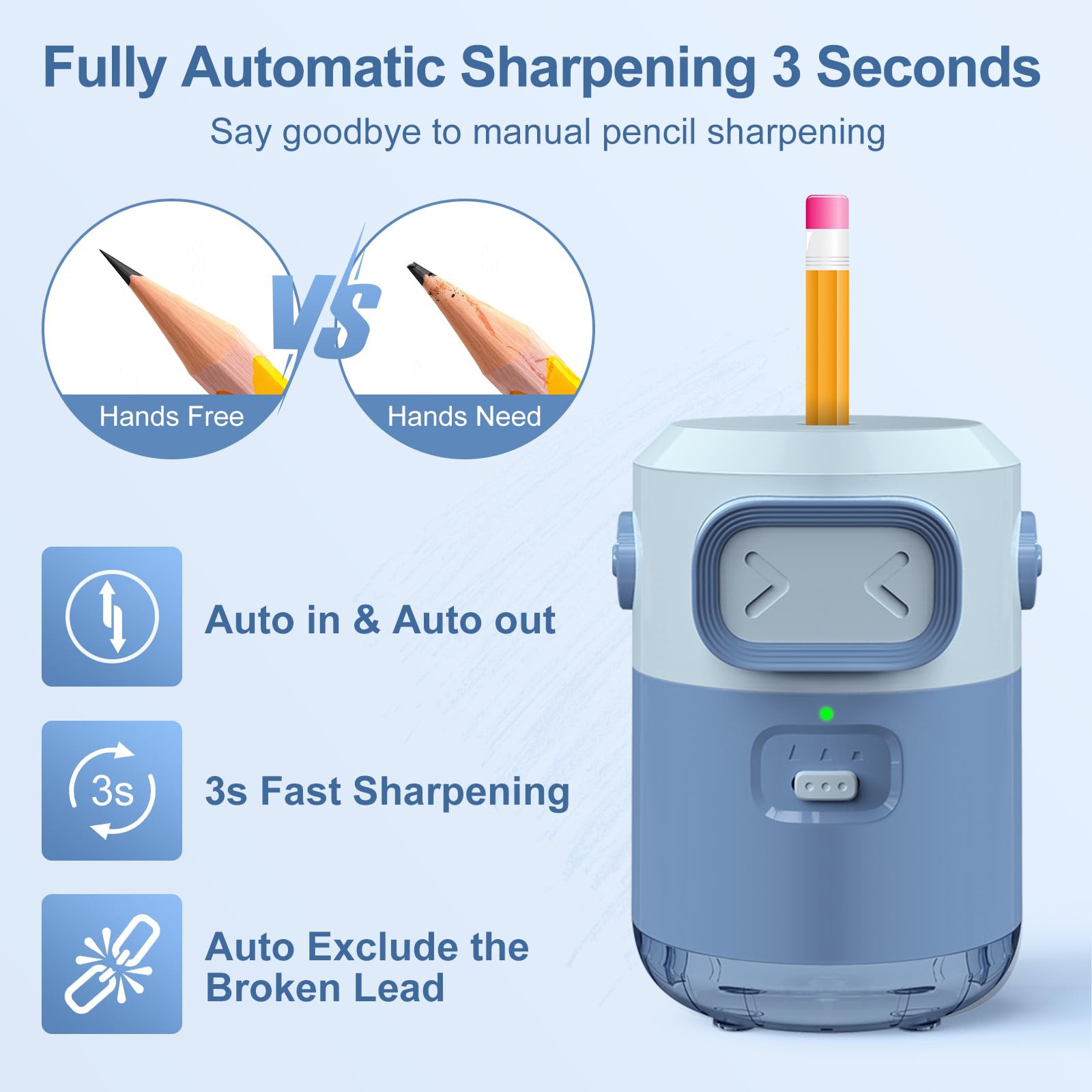 Afiador de Lápis Elétrico Tota - Electric Pencil Sharpener Usb avaliação e preço