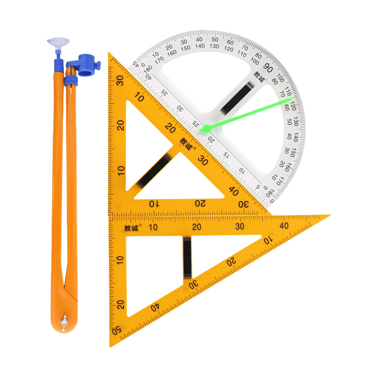 Conjunto de Réguas de Geometri - Math Geometry Set With Compass avaliação e preço