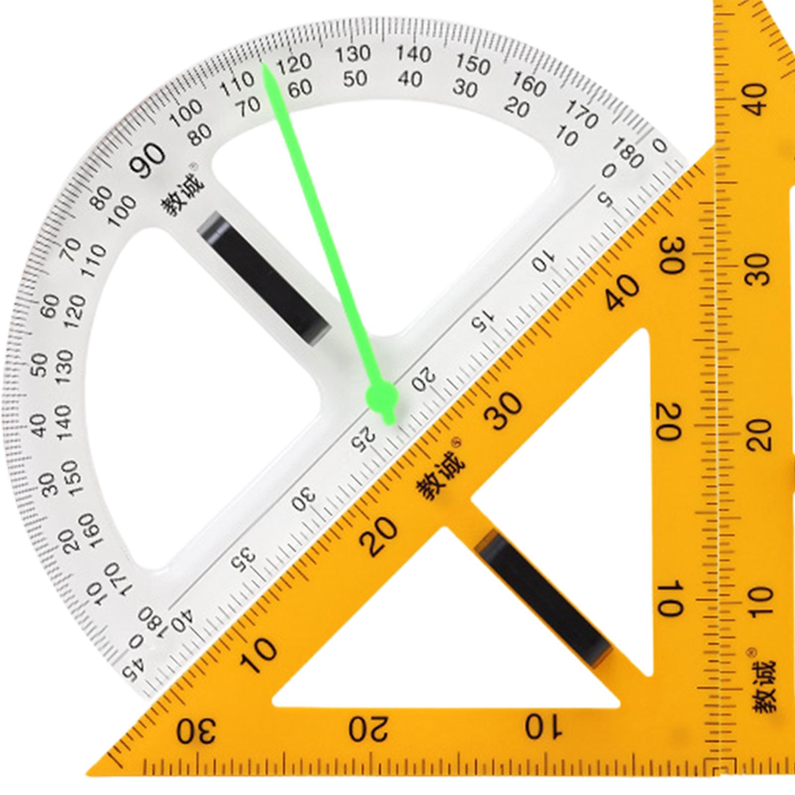 Conjunto de Réguas de Geometri - Math Geometry Set With Compass avaliação e preço